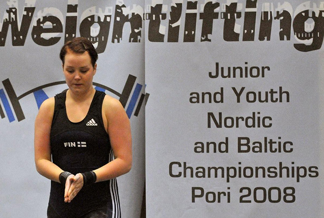 26.10.2008 - Painonnoston nuorten PM-kilpailut (tytöt)