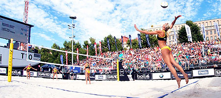 Beach volleyn EM-kisat käyntiin tiistaina Moskovassa